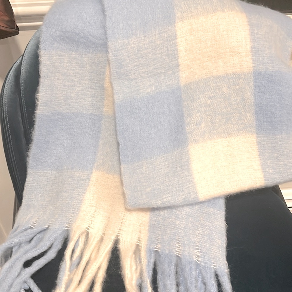 Plaid Wrap Around Scarf - Picture 2 of 2
